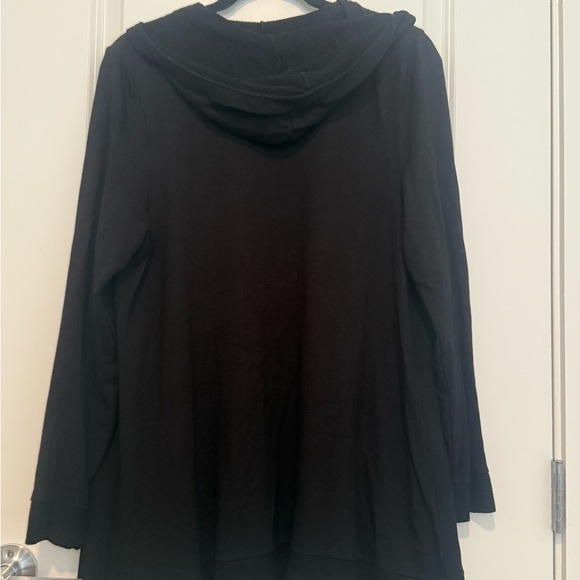 Torrid Black Super Soft Fleece Cardigan - Picture 2 of 3